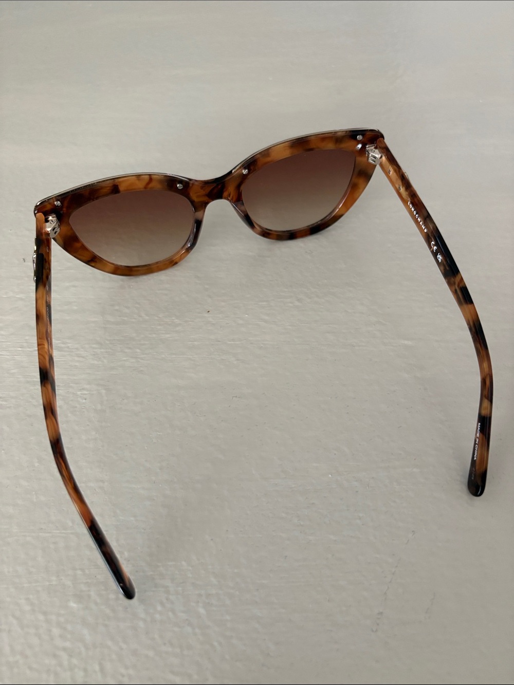 Longchamp Paris Vintage Havana Tortoise Sunglasses - Picture 4 of 10